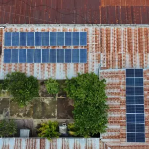 Instalación solar en Asilo de Ancianos, San José La Arada